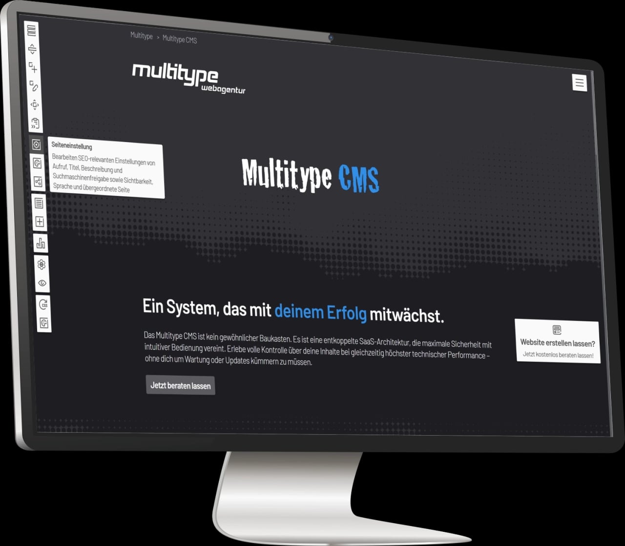 Website erstellen lassen mit dem Multitype CMS