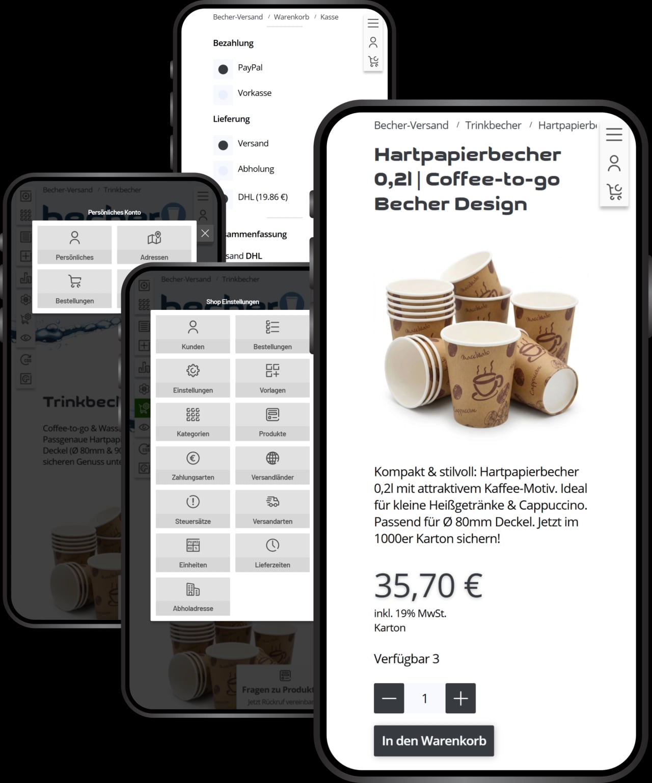 Multitype Shop Der Onlineshop vom Multitype CMS