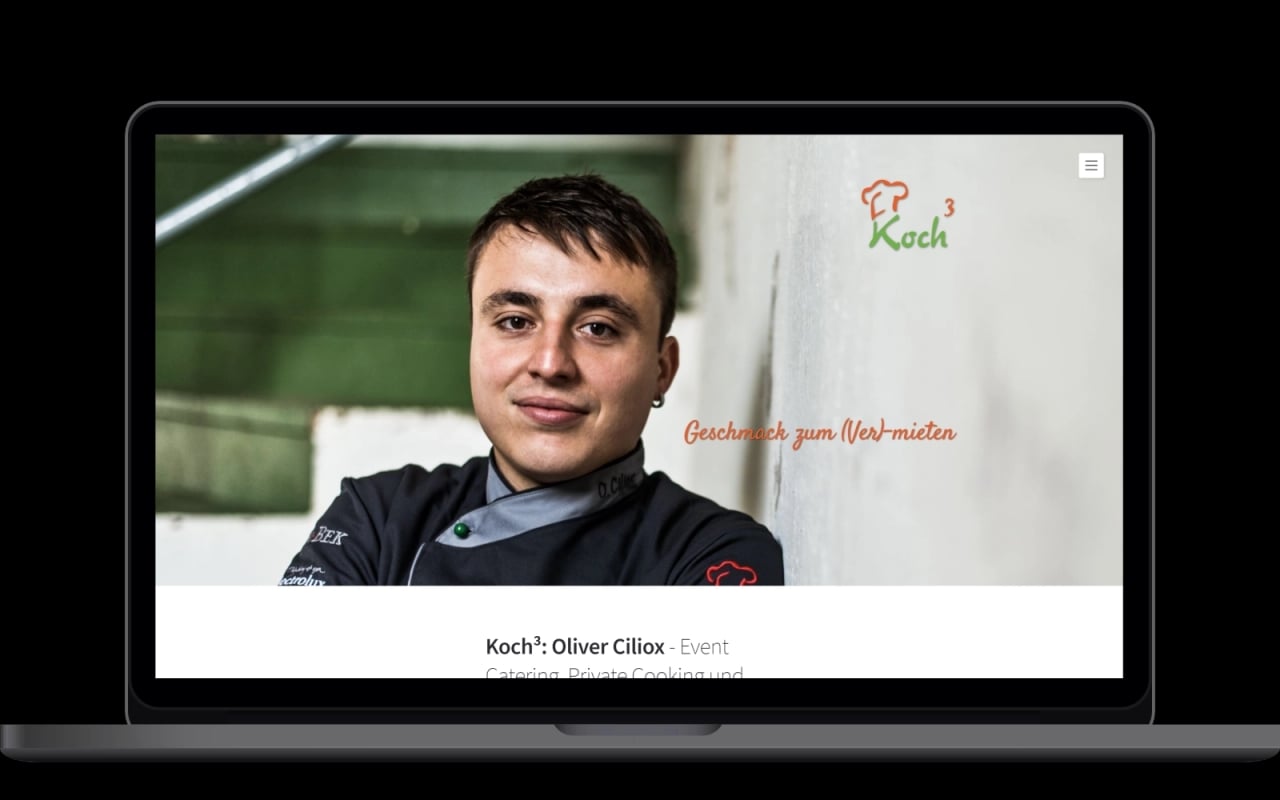 kochhoch3.de Referenz-One-Pager kochhoch3.de