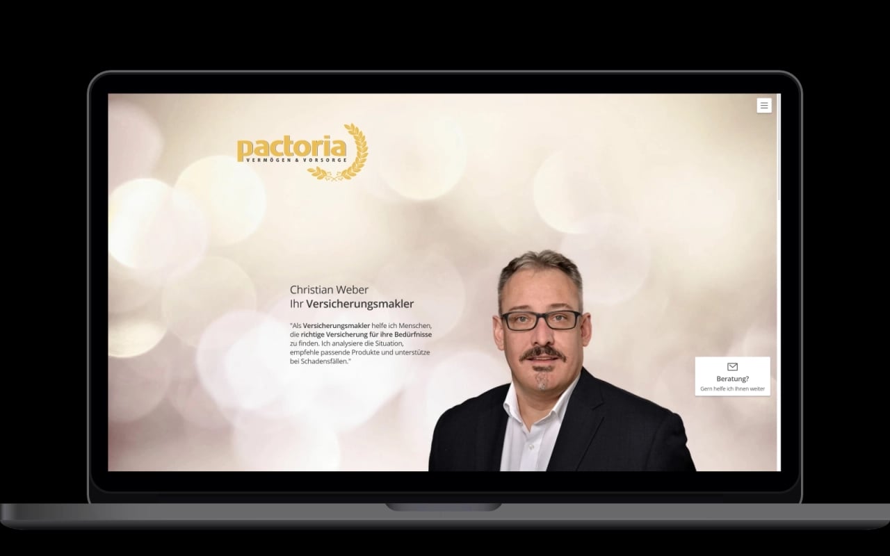 pactoria.de Website Referenz pactoria.de