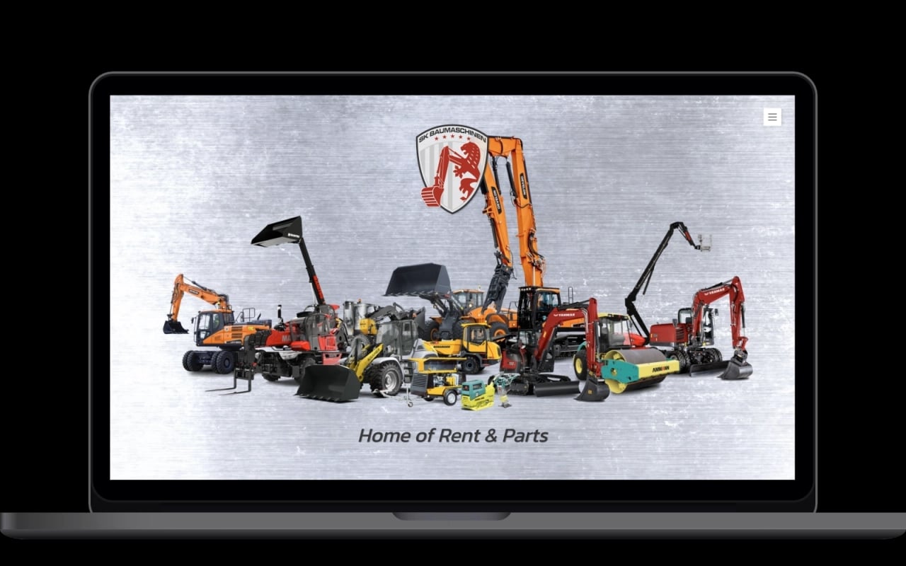 sk-baumaschinen.de Website Referenz sk-baumaschinen.de